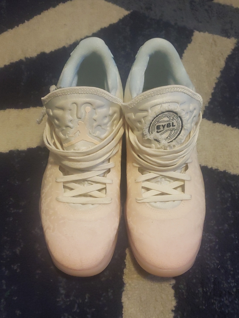 Jordan Light Pink EYBL Basketball Sneakers